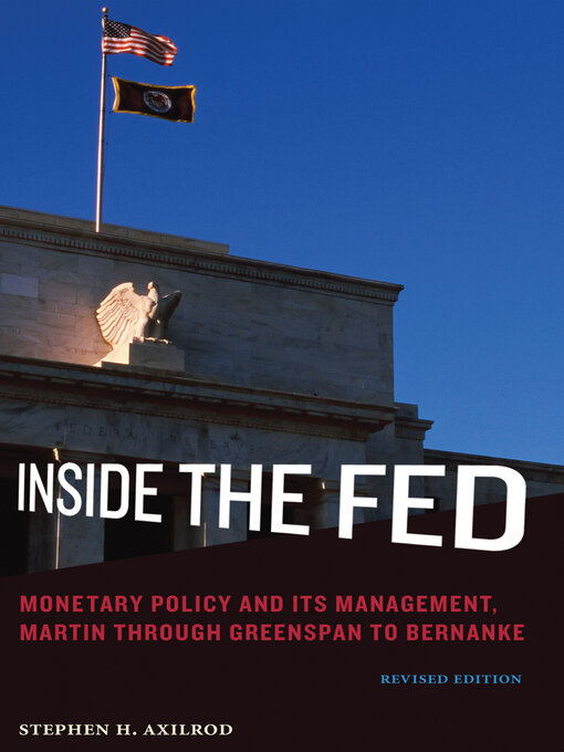 Title details for Inside the Fed by Stephen H. Axilrod - Available